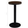 Bistro staliukas, tamsiai rudos spalvos, 40cm, MDF