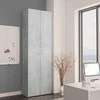 Biuro spintelė, betono pilka, 60x32x190cm, apdirbta mediena