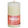 Multi Bolsius Žvakės Shine, 4vnt., švelnios perlų, 130x68mm, cilindro formos