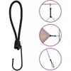 Bungee Virvelė su kabliukais, 25vnt., 17cm