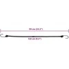 Bungee virvelės su juostelėmis ir kabliukais, 50vnt., 59cm
