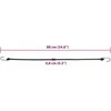Bungee virvelės su juostelėmis ir kabliukais, 50vnt., 88cm