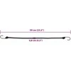 Bungee virvelės su juostelėmis ir kabliukais, 50vnt., 59cm