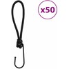 Bungee virvelės su kabliukais, 50vnt., 17cm