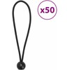 Bungee virvelės su kamuoliukais, 50vnt., 21x0,5cm
