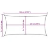 Burė nuo saulės, geltonos spalvos, 4x7m, HDPE, 160g/m²
