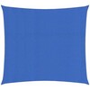 Burė nuo saulės, mėlyna, 4x4m, HDPE, 160g/m², kvadratinė