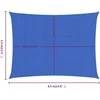 Burė nuo saulės, mėlynos spalvos, 3,5x4,5m, HDPE, 160g/m²