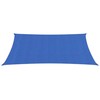 Burė nuo saulės, mėlynos spalvos, 5x7m, HDPE, 160g/m²