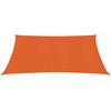 Burė nuo saulės, oranžinė, 4x4m, HDPE, 160g/m², kvadratinė