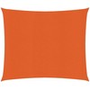 Burė nuo saulės, oranžinė, 4x4m, HDPE, 160g/m², kvadratinė