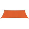Burė nuo saulės, oranžinės spalvos, 3x4m, HDPE, 160g/m²
