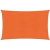 Burė nuo saulės, oranžinės spalvos, 3x5m, HDPE, 160g/m²