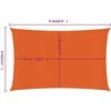 Burė nuo saulės, oranžinės spalvos, 4x5m, HDPE, 160g/m²