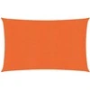 Burė nuo saulės, oranžinės spalvos, 5x7m, HDPE, 160g/m²