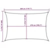 Burė nuo saulės, smėlio, 2x3m, HDPE, 160g/m², stačiakampė
