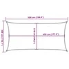 Burė nuo saulės, smėlio, 3x5m, HDPE, 160g/m², stačiakampė