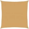 Burė nuo saulės, smėlio, 4x4m, HDPE, 160g/m², kvadratinė
