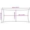 Burė nuo saulės, smėlio, 4x7m, HDPE, 160g/m², stačiakampė