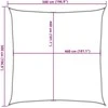 Burė nuo saulės, smėlio, 5x5m, 100% oksfordo poliesteris
