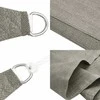 Burė nuo saulės, šviesiai siva, 2,5x3m, HDPE, 160g/m²