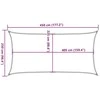 Burė nuo saulės, šviesiai siva, 2,5x4,5m, HDPE, 160g/m²