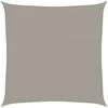 Burė nuo saulės, šviesiai siva, 2x2m, HDPE, 160g/m², kvadratinė