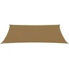 Burė nuo saulės, taupe spalvos, 3x6m, HDPE, 160g/m²