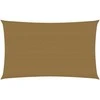 Burė nuo saulės, taupe spalvos, 3x6m, HDPE, 160g/m²