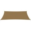 Burė nuo saulės, taupe spalvos, 6x8m, HDPE, 160g/m²
