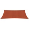Burė nuo saulės, terakota spalvos, 3,5x4,5m, HDPE, 160g/m²