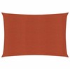 Burė nuo saulės, terakota spalvos, 3,5x4,5m, HDPE, 160g/m²