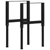 Darbastalio rėmai, 2vnt., juodi, 55x(69-95,5)cm, metalas