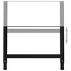 Darbastalio rėmai, 2vnt., juodi, 85x(69-95,5)cm, metalas