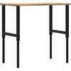 Darbastalis, 100x60x(71,5-98)cm, ąžuolo masyvas