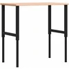 Darbastalis, 100x60x(71,5-98)cm, bukmedis, stačiakampis