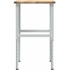 Darbastalis, 80x60x(71,5-98)cm, ąžuolo masyvas