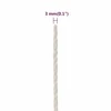 Darbo virvė, baltos spalvos, 3mm, 50m, polipropilenas