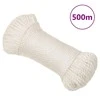 Darbo virvė, baltos spalvos, 6mm, 500m, polipropilenas