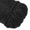 Darbo virvė, juodos spalvos, 6mm, 250m, polipropilenas