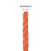 Darbo virvė, oranžinės spalvos, 10mm, 25m, polipropilenas