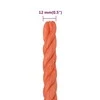 Darbo virvė, oranžinės spalvos, 12mm, 25m, polipropilenas