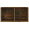 Dėžė vinilinėms plokštelėms, ąžuolo, 71x34x36cm, mediena