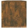Dėžė vinilinėms plokštelėms, ąžuolo, 71x34x36cm, mediena