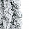Dirbtinė apšviesta Kalėdų eglutė su 45 LED ir sniegu, 90cm