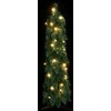 Dirbtinė apšviesta Kalėdų eglutė su 45 LED lemputėmis, 90cm