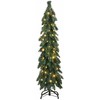 Dirbtinė apšviesta Kalėdų eglutė su 80 LED lempučių, 150cm