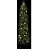 Dirbtinė apšviesta Kalėdų eglutė su 80 LED lempučių, 150cm