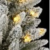 Dirbtinė Kalėdų eglutė su 150 LED lempučių ir sniegu, 150cm