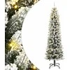 Dirbtinė Kalėdų eglutė su 150 LED lempučių ir sniegu, 150cm